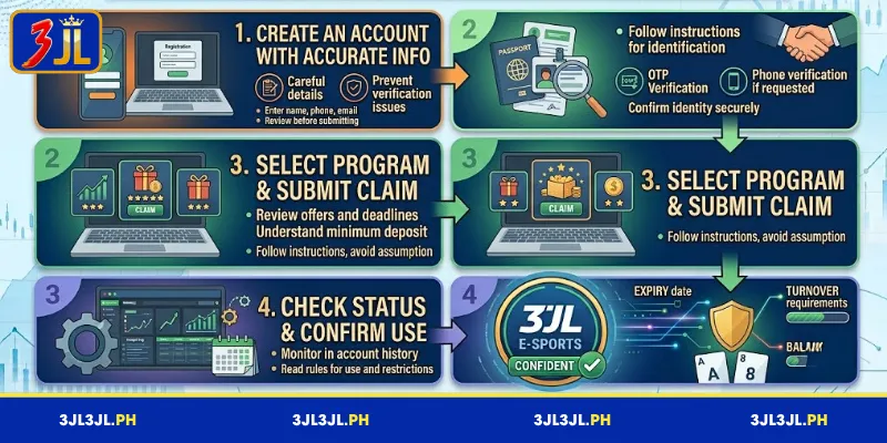 A Detailed Guide to Claiming Your Bonus New Member 3JL