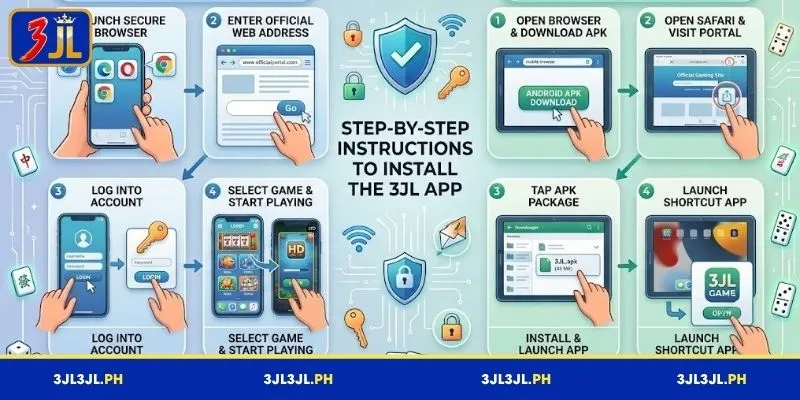 A step-by-step guide to playing 3JL on mobile