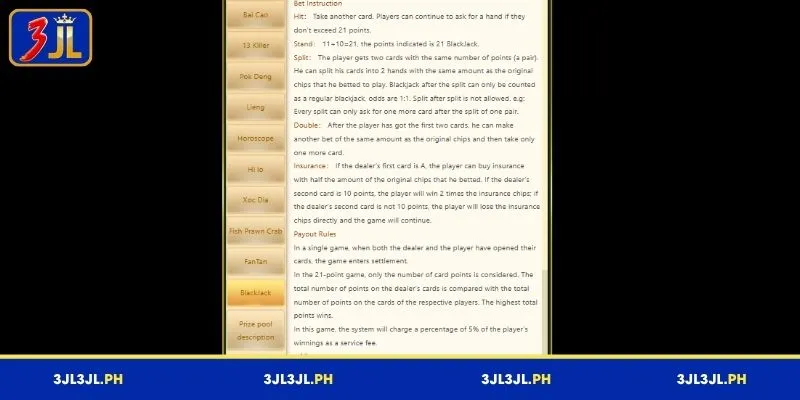 Betting Procedures and Rule