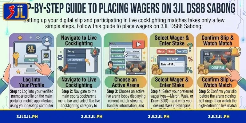 Guide to placing bets on 3JL DS88 Sabong