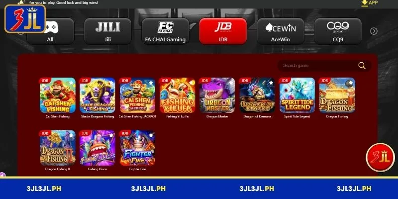 Guide to playing 3JL Fishing games