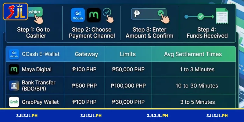 How to 3JL Withdraw Money quickly and easily in 4 steps