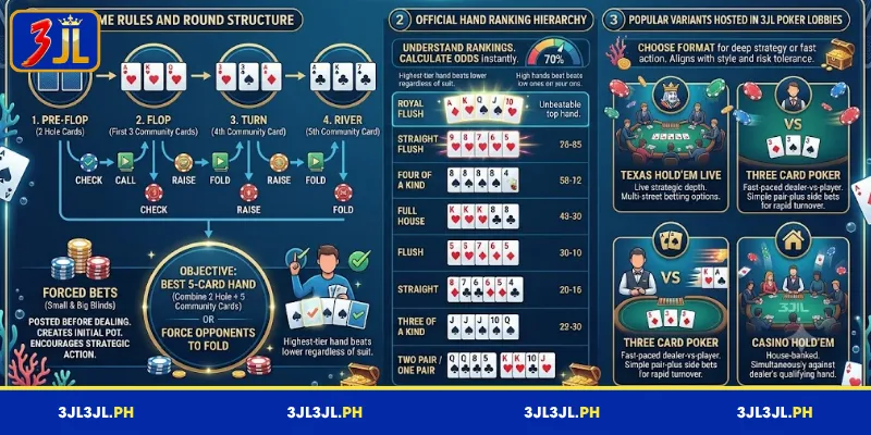 Important Rules for Poker Betting at 3JL