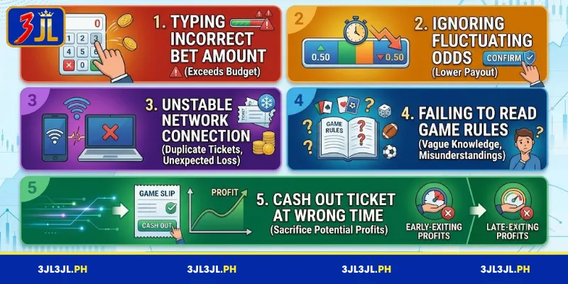 Mistakes to Watch Out for When Betting on 3JL