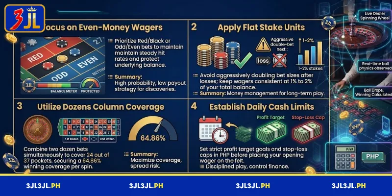 Tips and Strategies for Betting on Roulette at 3JL